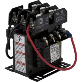 Schneider Electric Control Transformer; 100 VA; 220V x 440V; 230V x 460V; 240V x 480V Primary; 110V; 115V; 120V Secondary; Single-Phase; Primary &plus; Secondary Fusing